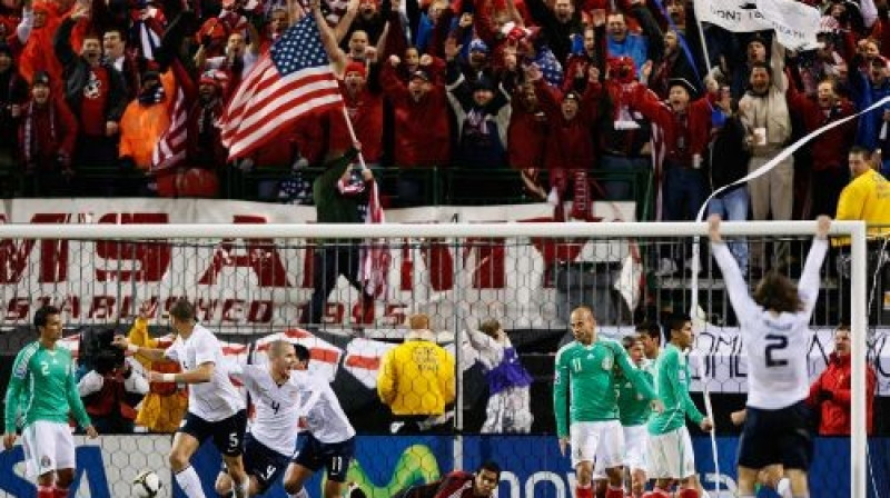 ASV izlase tikko guvusi pirmos vārtus
Foto: AFP