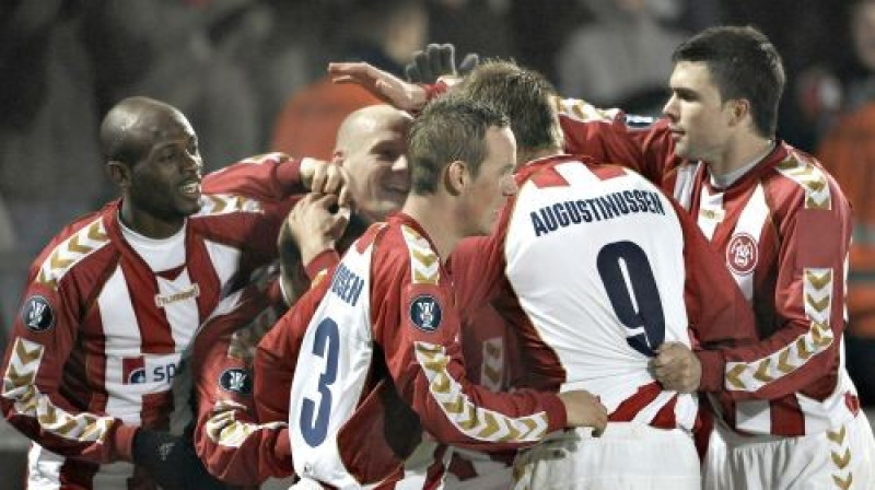 "Aalborg" futbolisti var priecāties
Foto: AFP