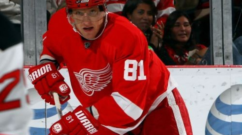 ''Red Wings'' uzbrucējs Marians Hosa
Foto: AP