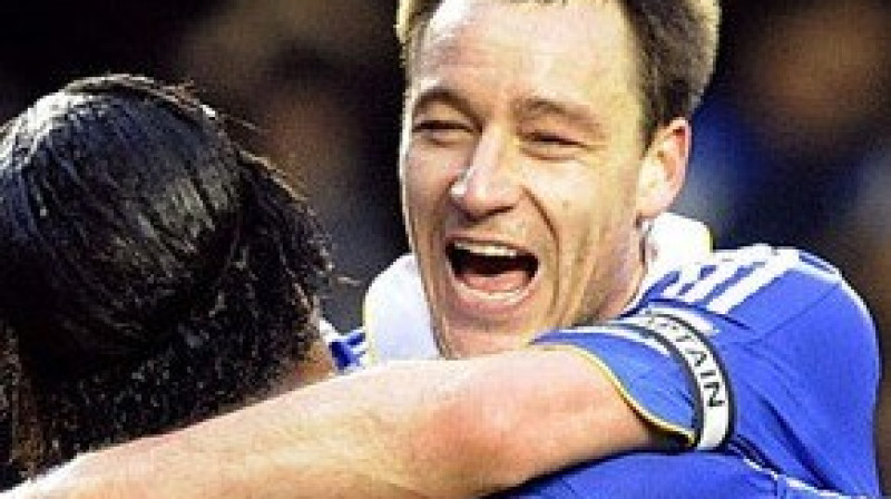 Didjē Drogba un Džons Terijs
Foto: AP