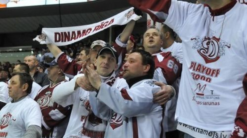 Rīgas "Dinamo" līdzjutēji
Foto: Romualds Vambuts. eSports.lv