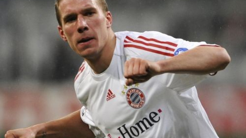 Lukašs Podoļskis guva divus vārtus
Foto: AFP