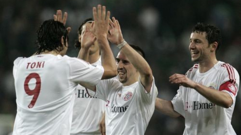 "Bayern" līksmo
Foto: AP