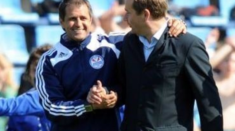 Rikardo Moreira kopā ar Polu Ešvortu
Foto: Zigismunds Zālmanis