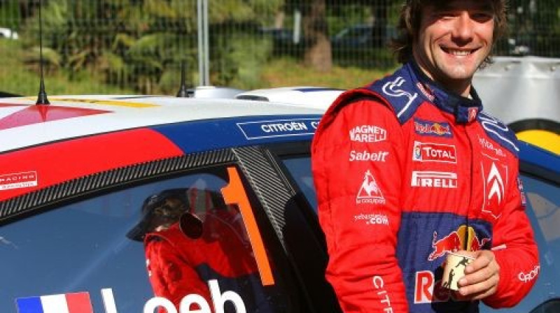 Vai tas nozīmē to, ka Lēbam šis ir priekšpēdējais
gads WRC rallijā?
Foto: AFP