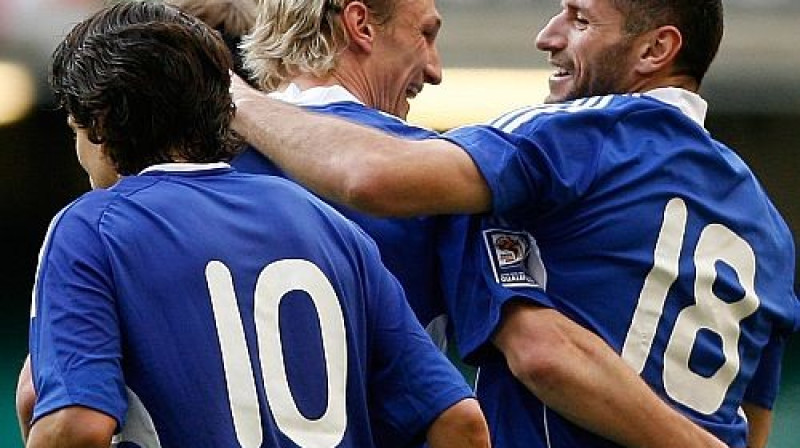 Somijas futbolisti
Foto: AP