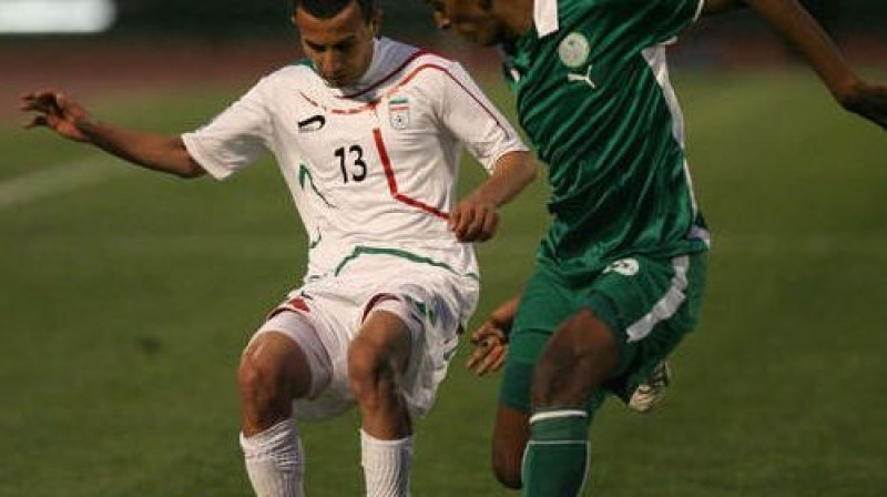 Epizode no Irānas un Saūda Arābijas spēles
Foto: AFP