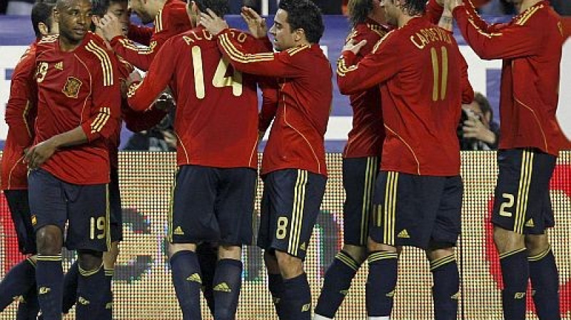 Spānijas izlase
Foto: AP