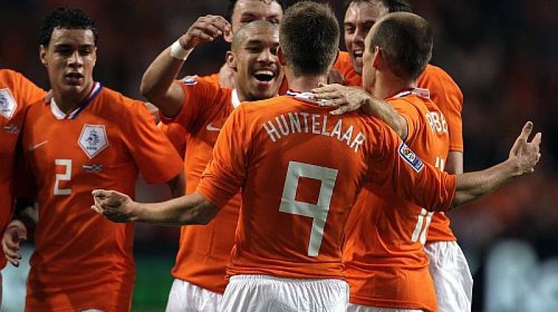 Nīderlandes futbolisti
Foto: AFP
