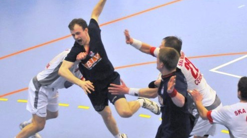 Uzbrukumā Ēriks Blūms
Foto: Romualds Vambuts, eSports.lv