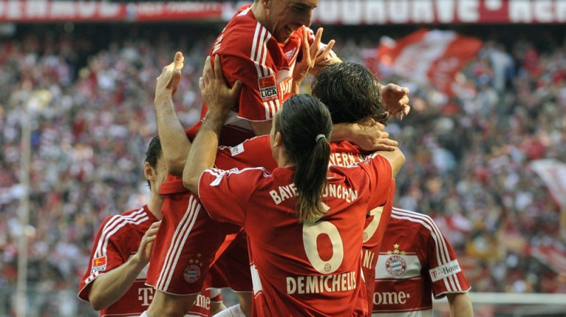 "Bayern" svin savu pirmo vārtu guvumu
Foto: AFP
