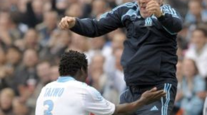 Taje Taivo un Eriks Gerets
Foto: AFP