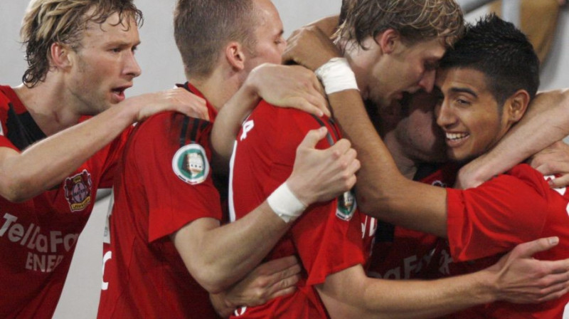 Leverkūzenes "Bayer 04" svin
Foto: AP