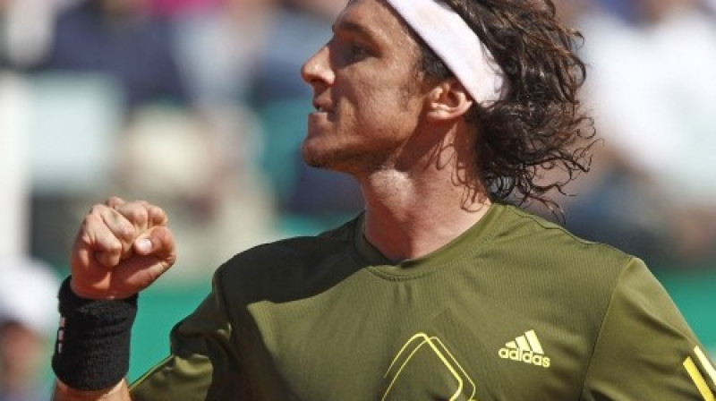 Huans Monako pēc uzvaras
Foto: AFP