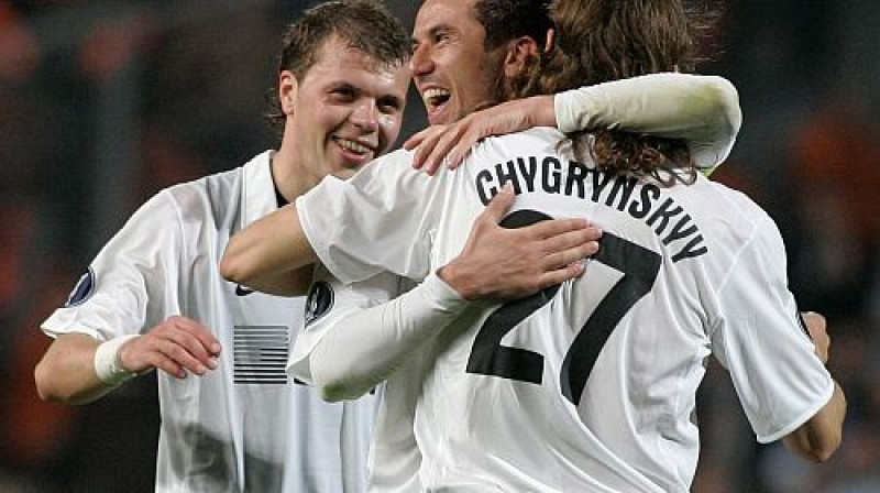 "Shakhtar" spēlētāji
Foto: AP