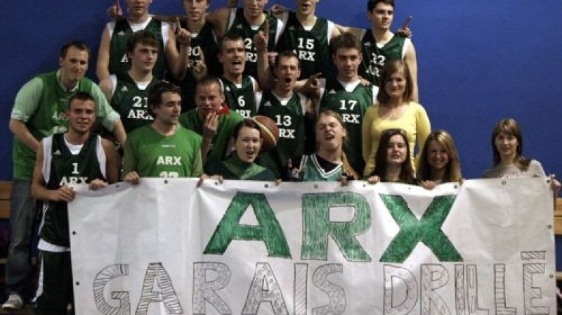 ARX ar saviem līdzjutējiem
Foto: MBL preses dienests