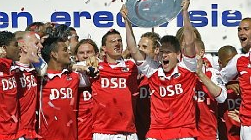 Vai arī šosezon ''AZ Alkmaar'' izcīnīs čempiontitulu?
Foto: AFP