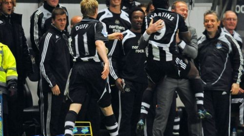 Obafemi Martinss tikko guvis uzvaras vārtus
Foto: AFP