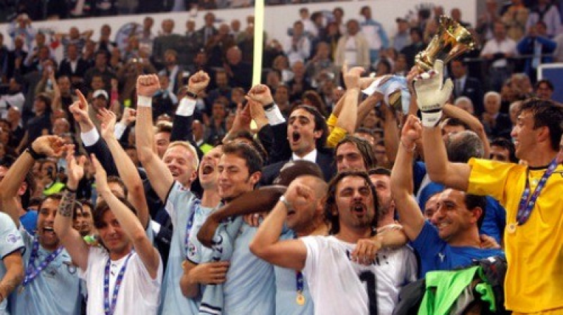 "Lazio" futbolisti 
Foto: AP
