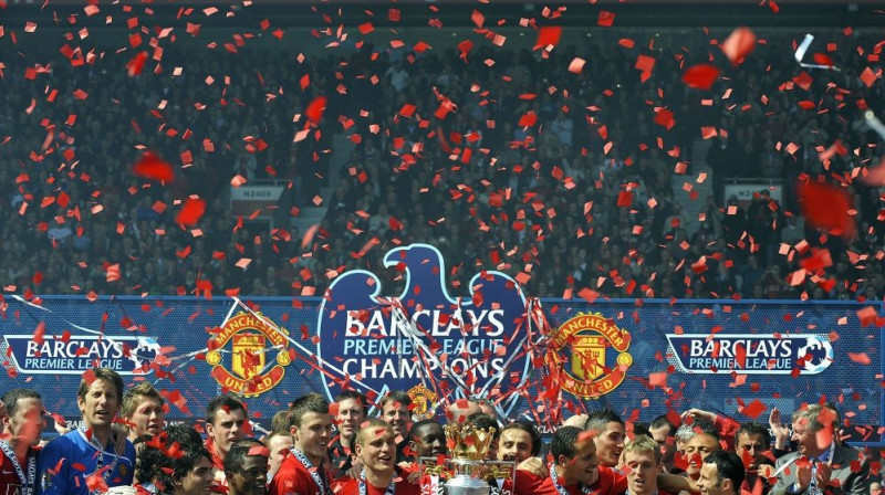 "Manchester United" triumfē
Foto: AFP