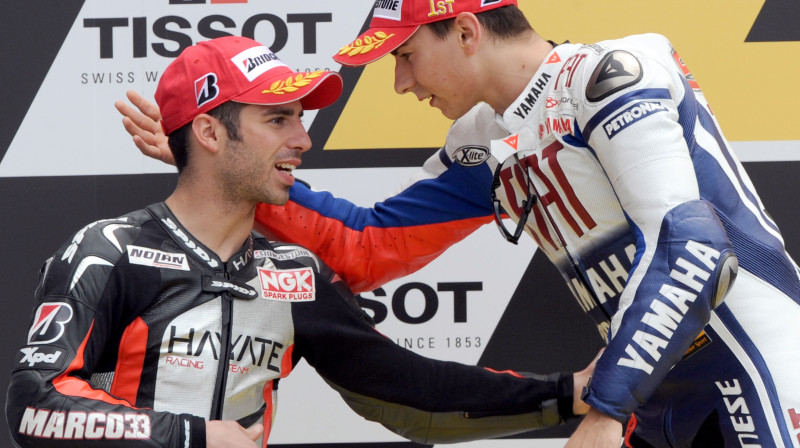 Marko Melandri un Horhe Lorenso
Foto: AFP