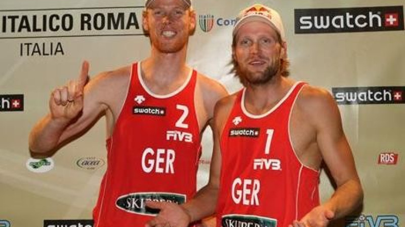 Jonass Rekermans un Juliuss Brinks
Foto: www.fivb.com