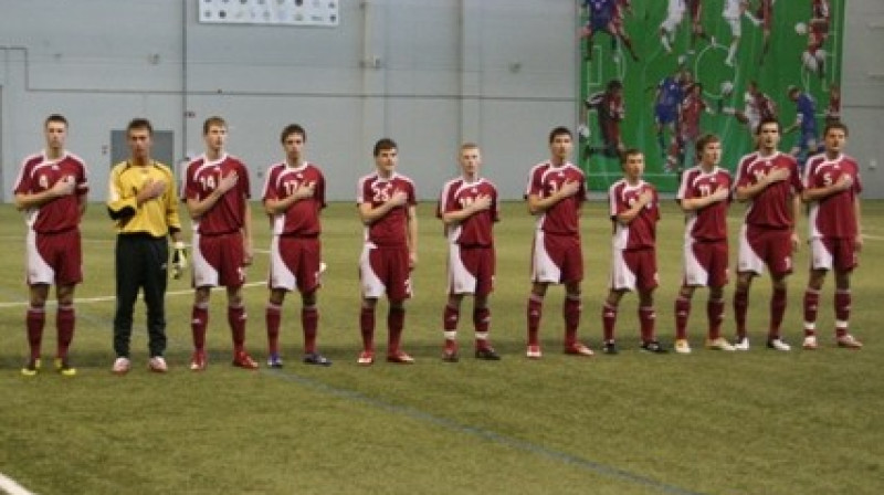 Latvijas U-19 izlase 
Foto: www.lff.lv