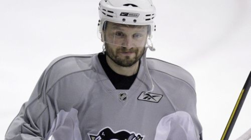 Sergejs Gončars treniņā 
Foto: AP