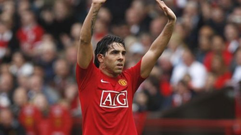 Karloss Tevezs: ''Atvadas?''
Foto: AFP