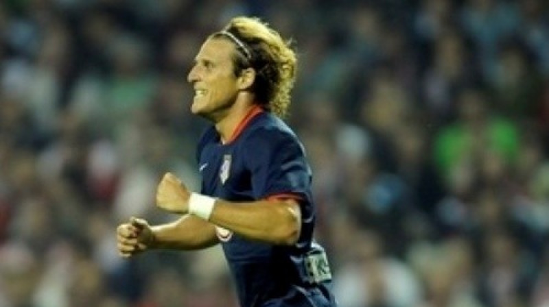 Djēgo Forlans ("Atletico") šovakar pret "Athletic" guva trīs vārtus 
Foto: AP