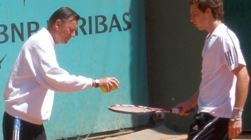 Ernests Gulbis un Nikijs Piličs
Foto: Rolands Norietis, "Sporta Avīze"