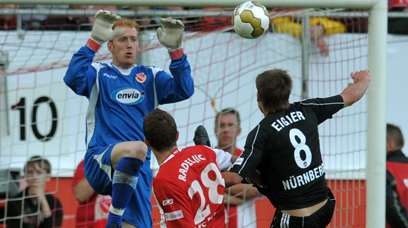 Kristians Eiglers gūst otros vārtus
Foto: AFP