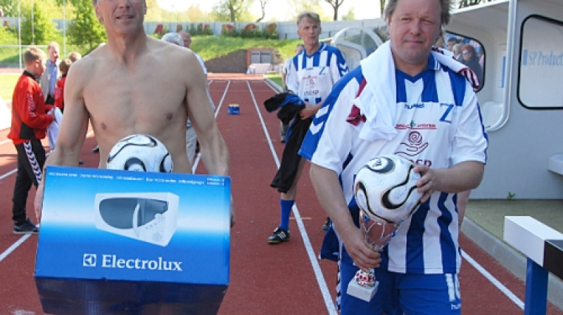 Jānis Intenbergs un Ainars Linards
Foto: liepajniekiem.lv