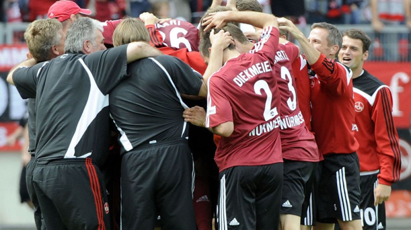 "1. FC Nürnberg" svin tikšanu Bundeslīgā
Foto: AFP