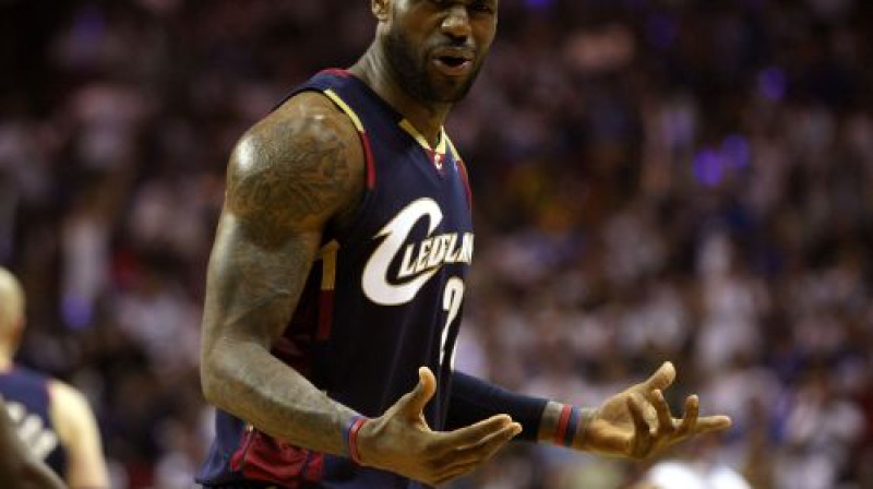 Lebrons Džeimss.
Foto: AFP/Scanpix