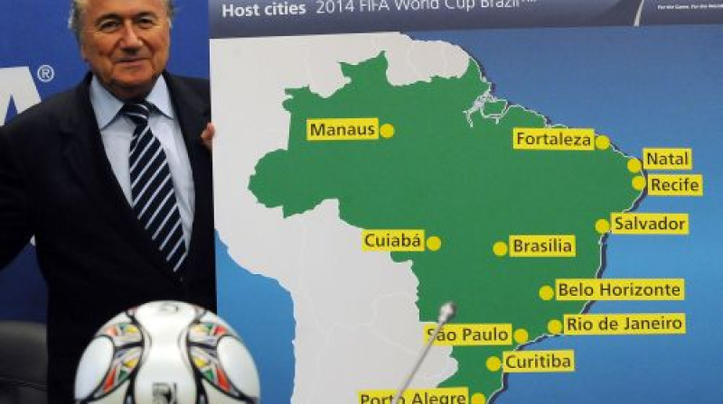 FIFA prezidents Zeps Blaters
Foto: AFP