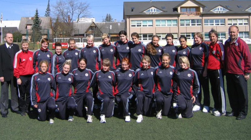 Latvijas sieviešu futbola izlase
Foto: www.lff.lv