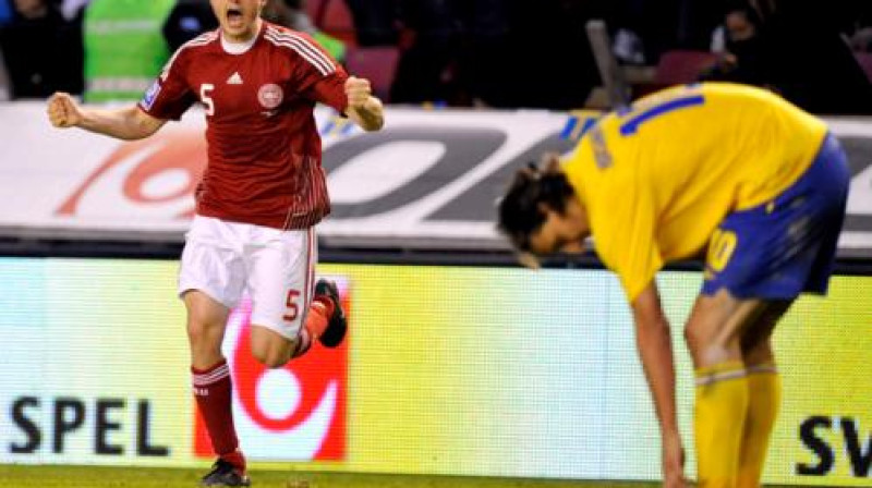 Dānija teju 13 gadus nebija pārspējusi Zviedriju
Foto: Scanpix Sweden