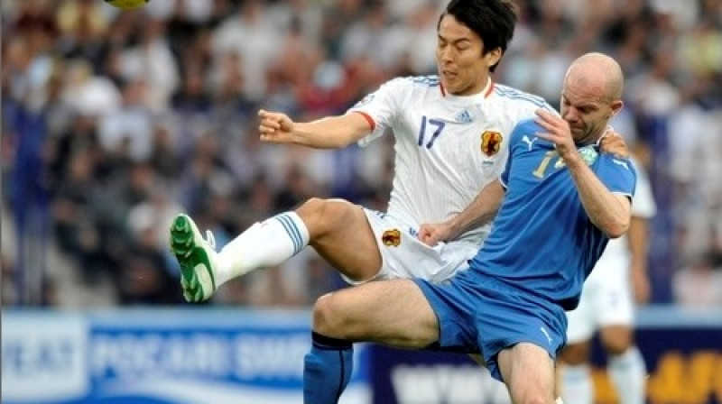 Epizode no Japānas un Uzbekistānas spēles
Foto: AP