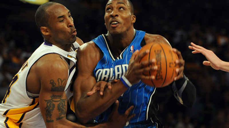 Vai Kobe Braients un Dvaits Hovards kļūs par jaunajiem komandas biedriem?
Foto: AP