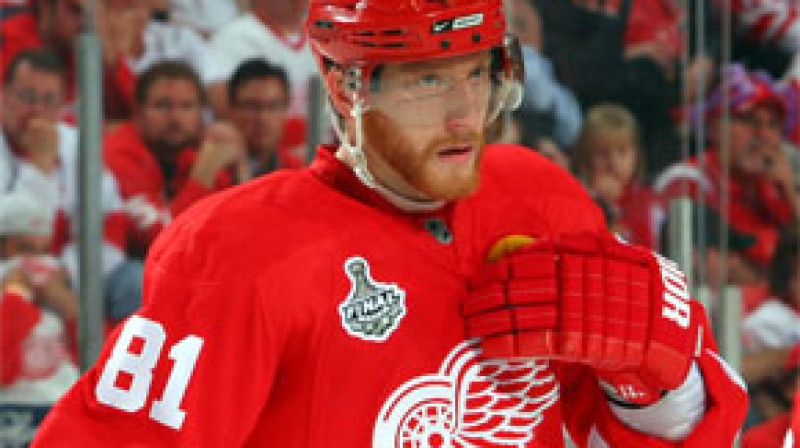 Marians Hosa vēl "Red Wings" sastāvā
Foto: AP
