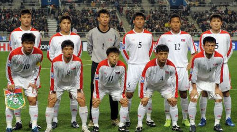 Ziemeļkorejas izlase
Foto: AFP