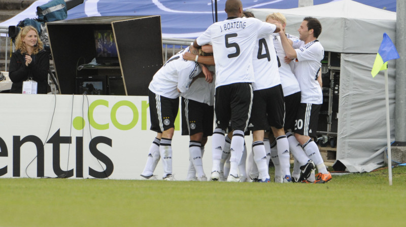 Vācijas izlase pēc gūtajiem vārtiem
Foto: Scanpix