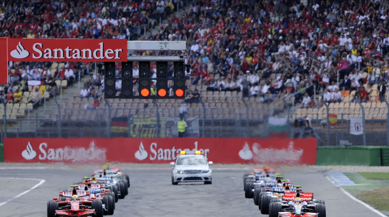 2008. gada Vācijas "Grand Prix" starts
Foto: AFP
