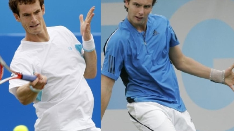 Endijs Marejs un Ernests Gulbis
Foto: AFP