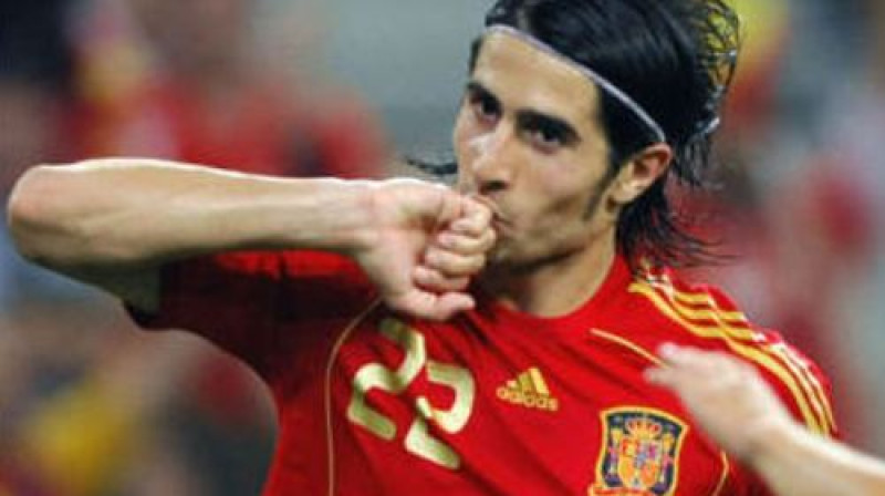 Rubens de la Reds Spānijas izlases formastērpā
Foto: AFP