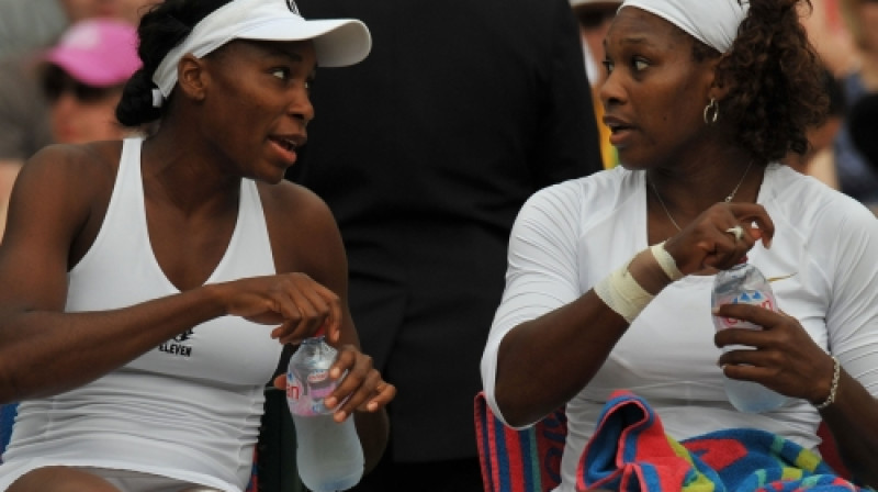 Venusa Viljamsa un Serēna Viljamsa
Foto: AFP