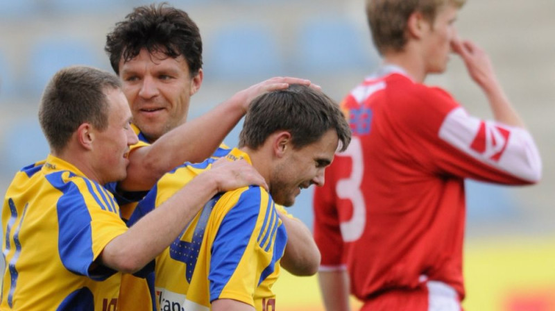 FK "Ventspils" futbolisti šovakar varēs uzlabot
statistiku un garastāvokli pirms cīņām Eirokausos
Foto: Romans Kokšarovs, Sporta Avīze, f64