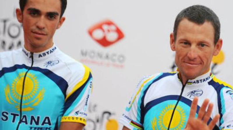 Alberto Kontadors un Lenss Ārmstrongs
Foto: AFP
