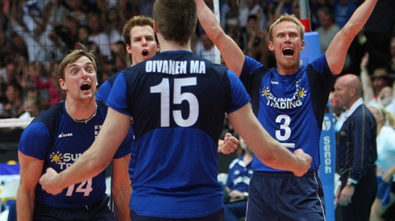 Somijas volejbola izlases prieki
Foto: www.fivb.com